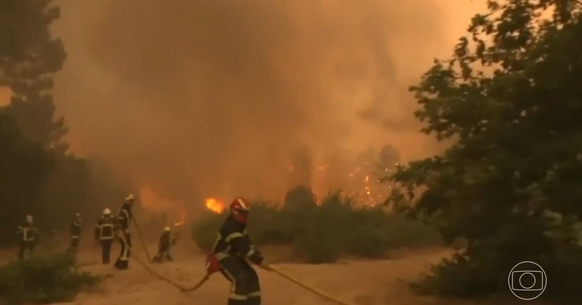 Incêndios na França e Espanha forçam evacuação de 280 mil pessoas