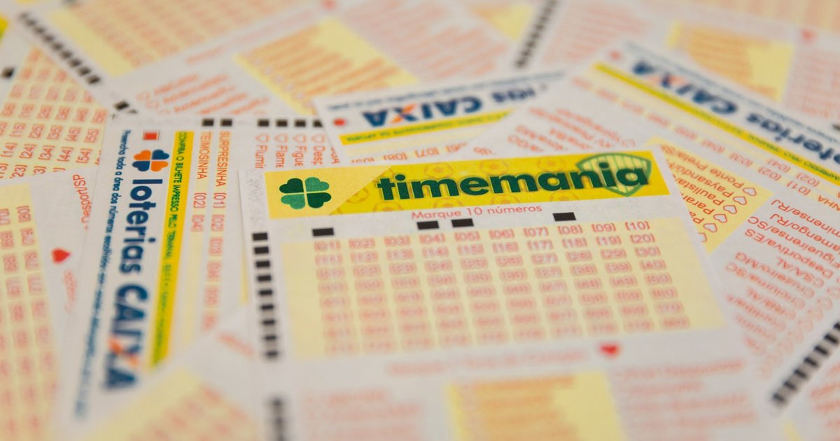 Timemania 2459 acumula e prêmio principal vai a R$ 23 milhões