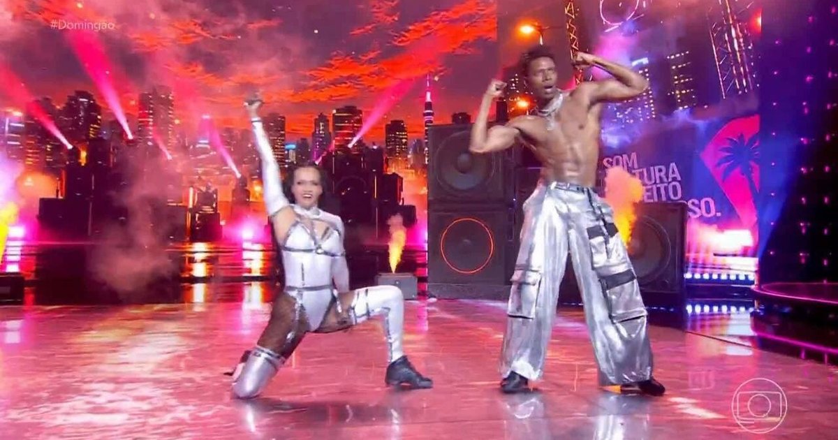 Breno Ferreira tira a camisa e faz batedeira no Dança dos Famosos ao som de Pedro Sampaio