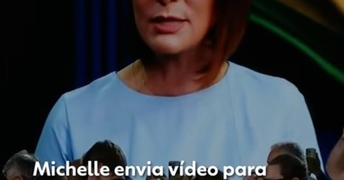 Michelle Bolsonaro envia vídeo a convenção do PL e cita Flávio em gesto de trégua familiar