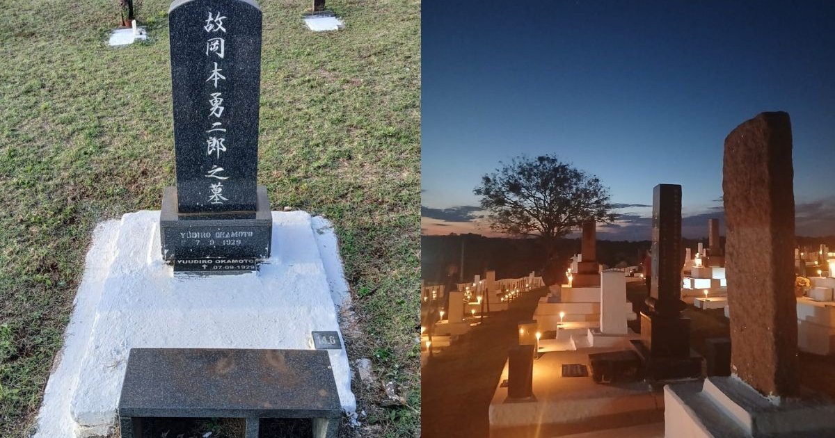 Ritual das Velas encerra Shokonsai no único cemitério japonês do Brasil