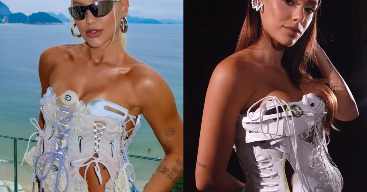 Virginia Fonseca usa corset de chuteira no NFL Rio Game 2026