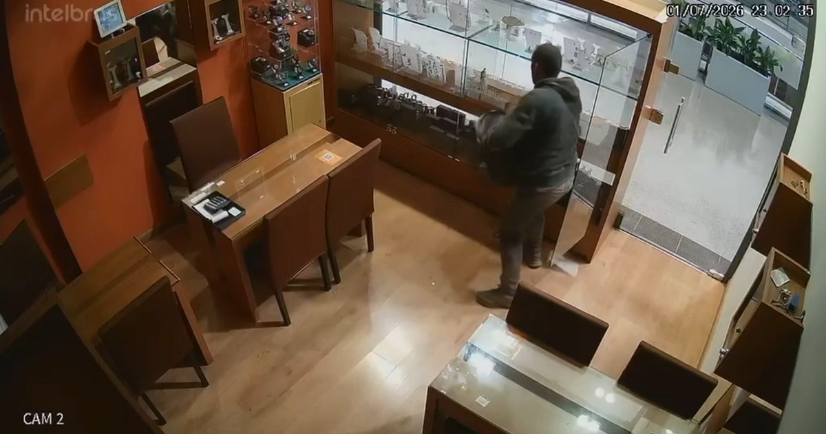 Furto de R$ 900 mil em joalheria em BH alerta para segurança em shoppings de Goiânia