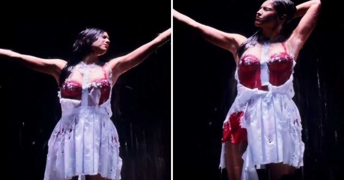 Vestido de Olivia Rodrigo derrete em show nos EUA e viraliza entre fãs em Goiânia