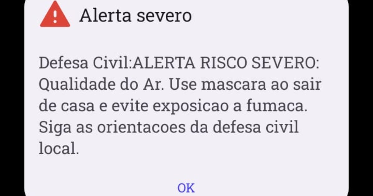 Fumaça densa encobre Manaus com pior qualidade do ar do Brasil; Defesa Civil emite alerta severo