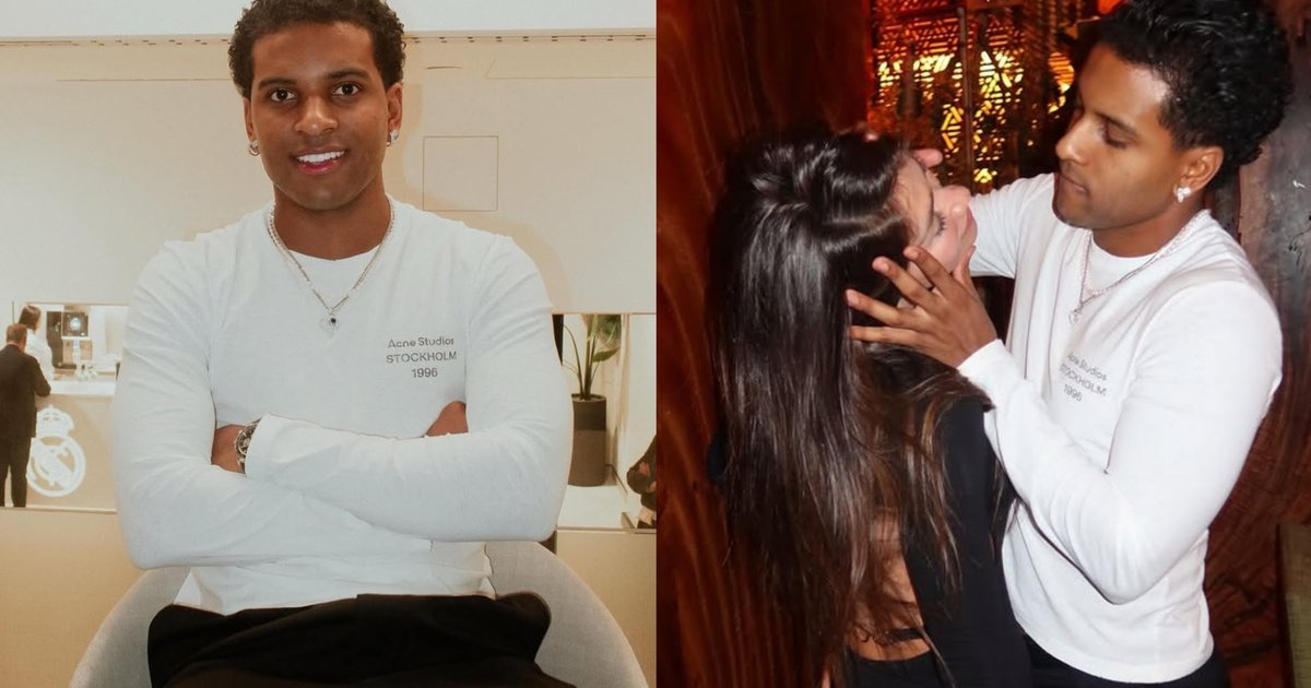 Rodrygo Goes assume namoro com influenciadora Gabriella Lenzi no Instagram