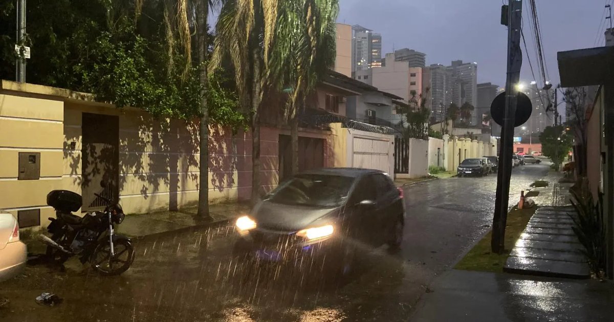Chuva chega a Goiânia após dias de calor acima de 35 °C