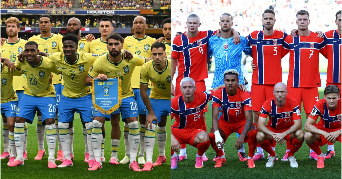 Brasil x Noruega: confronto entre duas lógicas de valor no futebol mundial