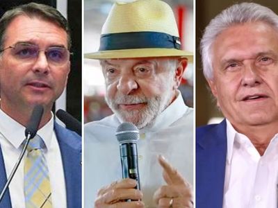 Quaest em Goiás: Flávio Bolsonaro tem 33%, Lula 27% e Caiado 23% no 1º turno