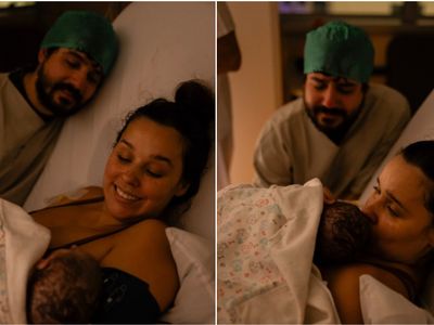 Thati Lopes e George Sauma contam rotina com filha de 5 meses: 'Nasci para isso'