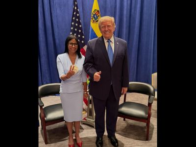 Trump se reúne com Delcy Rodríguez em Nova York em primeiro encontro desde crise na Venezuela
