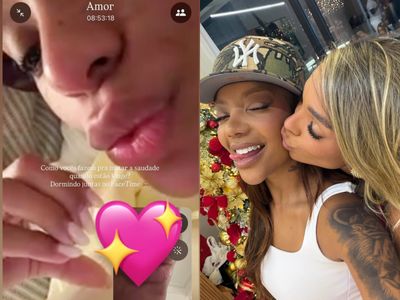 Brunna Gonçalves revela videochamada de 9 horas com Ludmilla: 'Dormindo juntas'