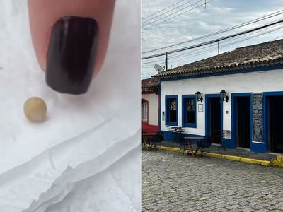 Personal trainer encontra pérola dentro de ostra em restaurante no litoral de SP
