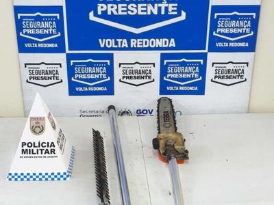 Suspeito de furto é preso em Volta Redonda