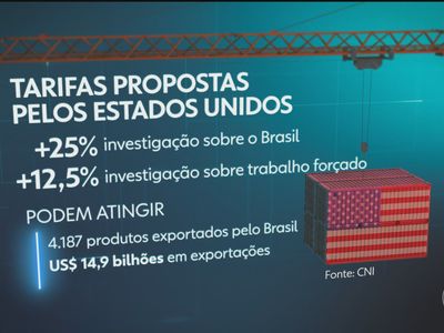 EUA avaliam tarifas de 25% sobre produtos brasileiros; Goiás corre risco de perda na exportação de soja e etanol