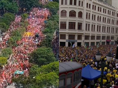 Ato pró-Lula e manifestação pró-Flávio Bolsonaro marcam fim de semana em Curitiba