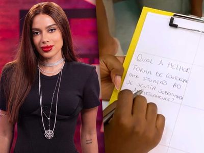 Anitta responde perguntas de participantes do Estrelas da Casa ao vivo nesta quinta