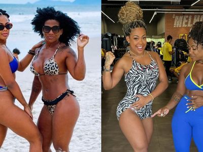 Marvvila treina com a mãe 'mãe gata' e revela cobrança para ir à academia