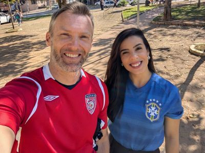 Norueguês que vive em Juiz de Fora torce contra o Brasil no Mineirão