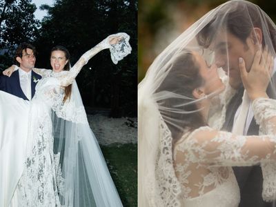 Giulia Be compartilha novos cliques do casamento com Conor Kennedy