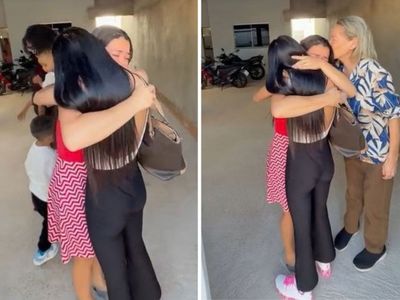 Jovem volta da Espanha após 10 anos e apresenta filho à família em Gurupi