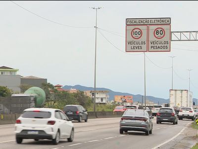 Radar em rodovia federal flagra mais de 800 multas por hora por excesso de velocidade