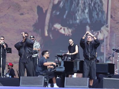 Criolo, Amaro Freitas e Dino D'Santiago misturam jazz, rap e MPB no Sunset do Rock in Rio