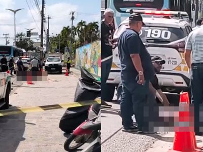 Homem morre após ser atropelado por ônibus em Fortaleza