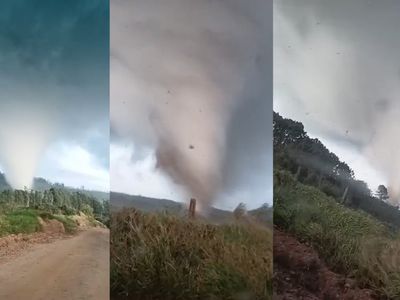 Ciclone na Argentina provoca tempestades severas e risco de tornados no Paraná
