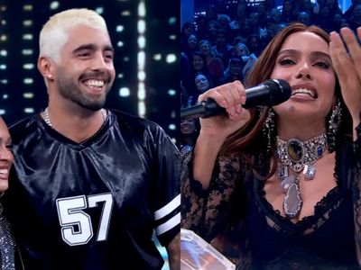 Anitta dá nota 10 a Pedro Scooby no Dança dos Famosos