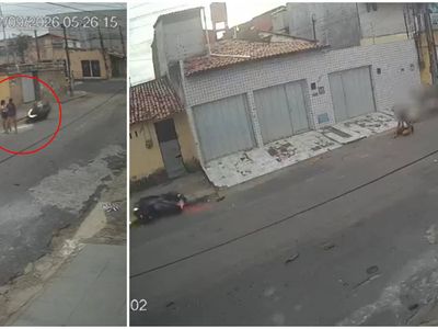 Motociclista morre ao bater em poste após atropelar pedestre em Fortaleza