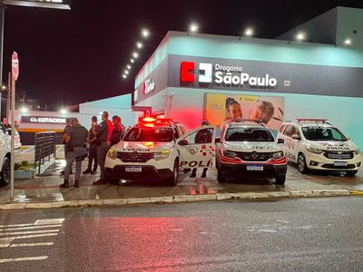 Confronto com a PM deixa assaltante ferido durante tentativa de roubo a farmácia em Campinas