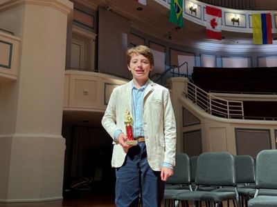 Pianista de 12 anos de Sorocaba conquista pódio nos EUA com clássicos brasileiros
