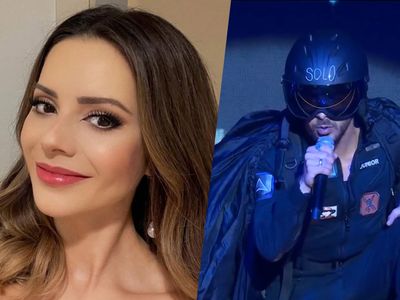 Junior emociona com 'Paraquedas' no Estrelas da Casa e recebe elogios de Sandy
