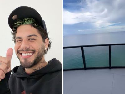 Zé Felipe mostra apartamento em Miami com elevador para carros e vista para o mar