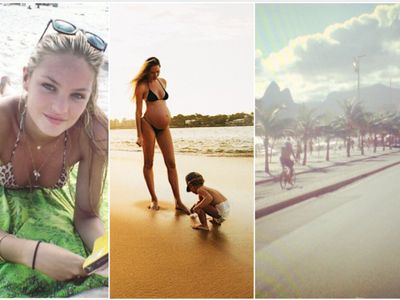 Tom Brady e Candice Swanepoel estariam juntos há quatro meses, diz TMZ