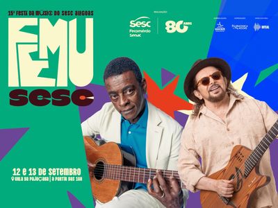 Seu Jorge e Geraldo Azevedo fazem shows gratuitos no aniversário do Sesc em Maceió