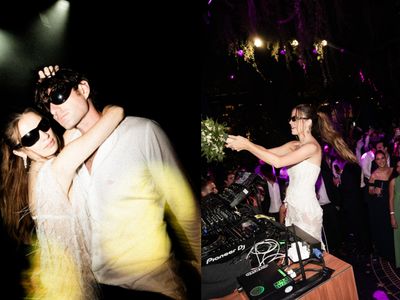 Giulia Be mostra pista lotada e lembrancinha de casamento com Conor Kennedy
