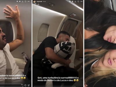 Virginia Fonseca relata turbulência forte em voo particular e mostra reação de acompanhantes
