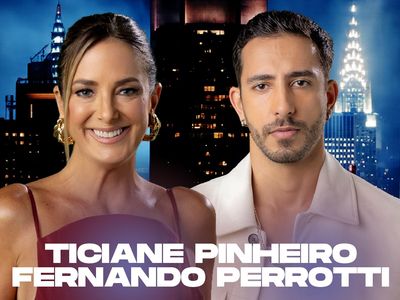 Ticiane Pinheiro e Fernando Perrotti encantam no ritmo rock no Domingão com Huck