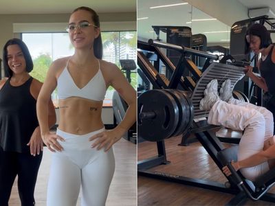 Mel Maia treina com Carol Vaz em vídeo no Instagram