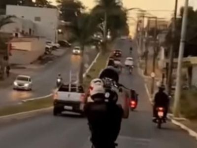 Polícia faz operação contra 'grau' de motociclistas em Aparecida de Goiânia
