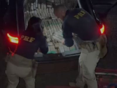 PRF apreende mais de uma tonelada de maconha em carro abandonado na BR-060