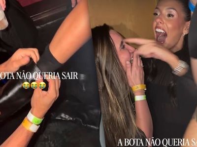 Ana Castela relata perrengue com bota em show de Duda Bertelli em São Paulo
