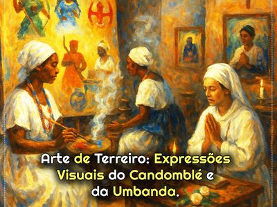 Exposição reúne mais de 40 peças sacras de terreiros em espaço cultural de Goiânia
