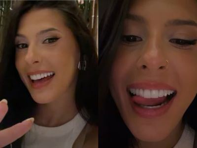 Ana Castela mostra brinco no dente após 48 horas sem dormir