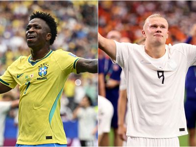 Vini Jr. e Haaland não se enfrentarão na Copa de 2026; Noruega não se classificou