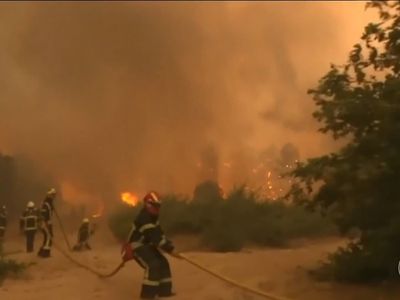 Incêndios na França e Espanha forçam evacuação de 280 mil pessoas