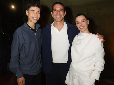Filho de Marcus Buaiz e Wanessa impressiona pela altura em festa de Ronaldo