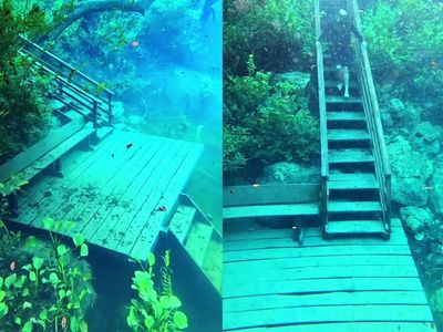 Chuvas intensas elevam nível do Fervedouro Rio Azul e criam cenário submerso na Serra da Bodoquena